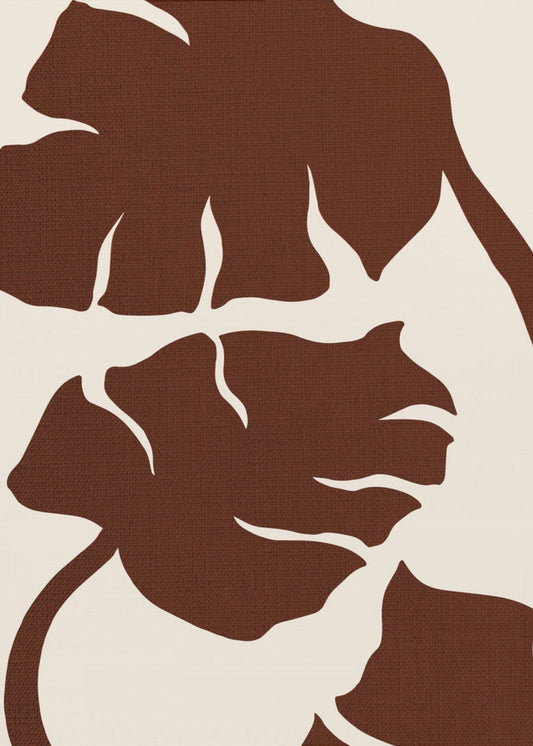 Monstera Canvas Brown | Canvas