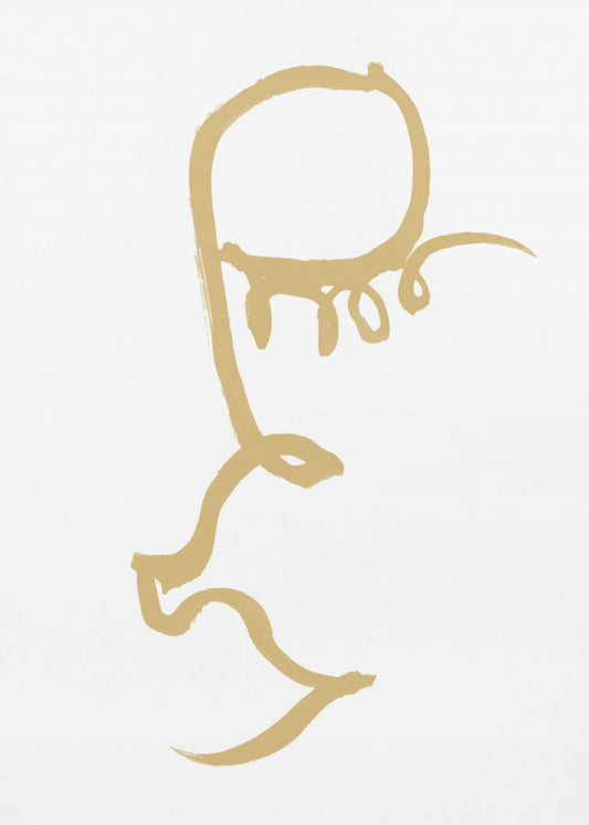 Half Face Gold | Poster