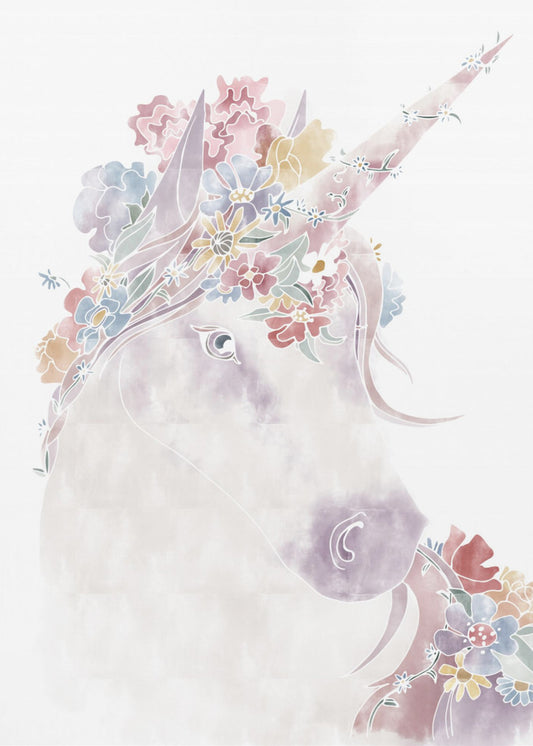 Unicorn Floral | Canvas
