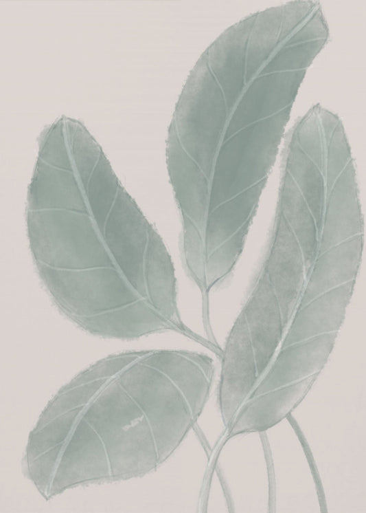 Leaves Watercolor | Canvas