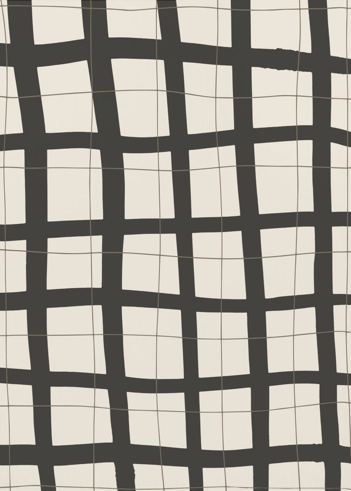 Black Grid | Canvas