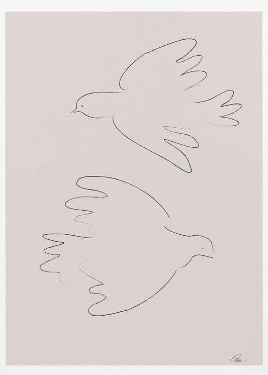 Two Doves | Poster