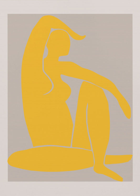Yellow Figure | Canvas