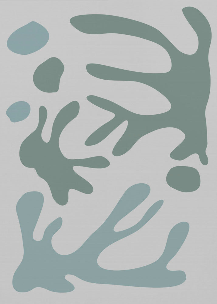 Seaweed Teal No 1 | Canvas