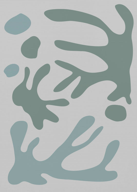 Seaweed Teal No 1 | Canvas