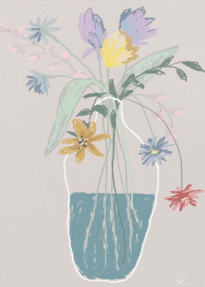 Flower Bouquet | Canvas