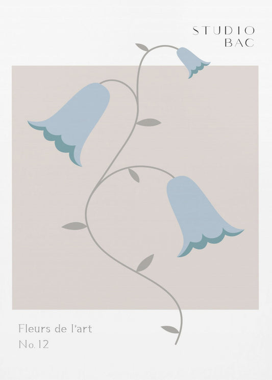 Bluebells Studio Bac | Poster