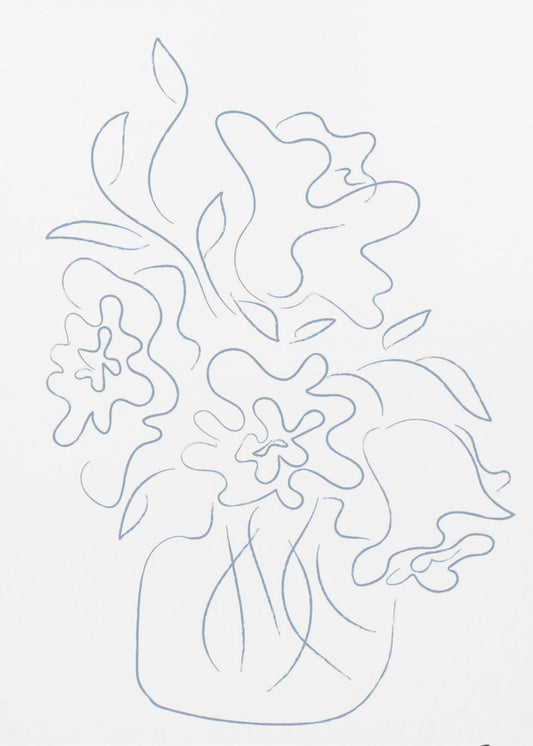 Flower Bouquet Sketch | Canvas