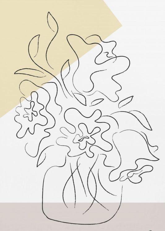 Flower Bouquet Modern | Canvas