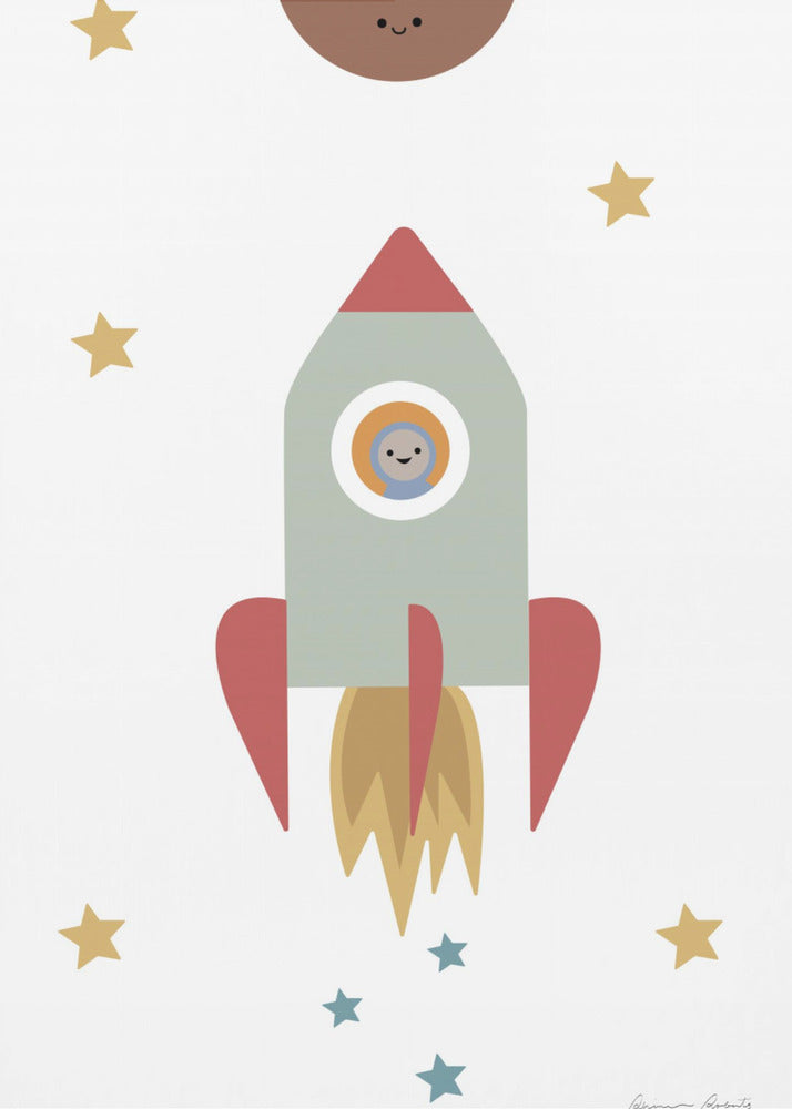 Solar Rocket | Canvas