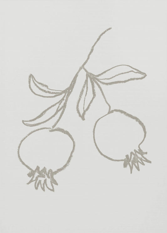 Pomegranate Green | Canvas