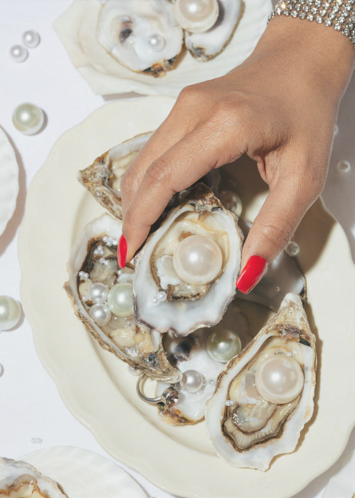 Oysters &amp; Pearls No 02 | Poster