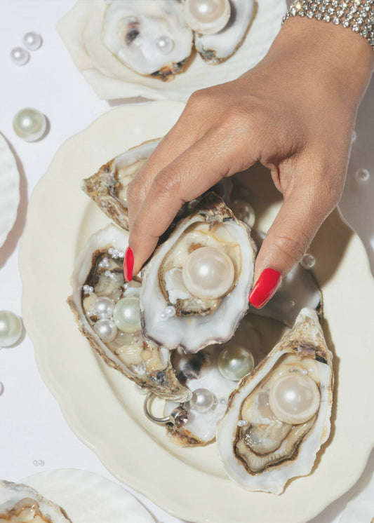 Oysters &amp; Pearls No 02 | Canvas