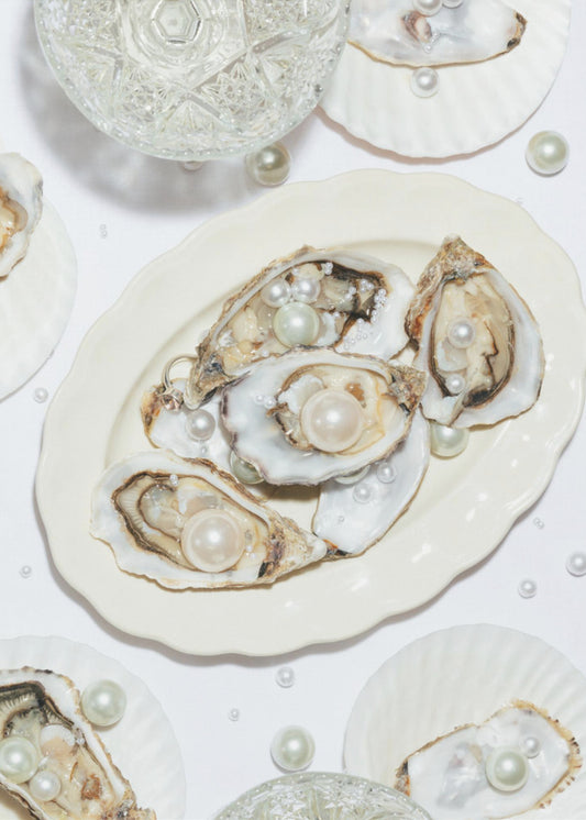 Oysters &amp; Pearls No 03 | Poster