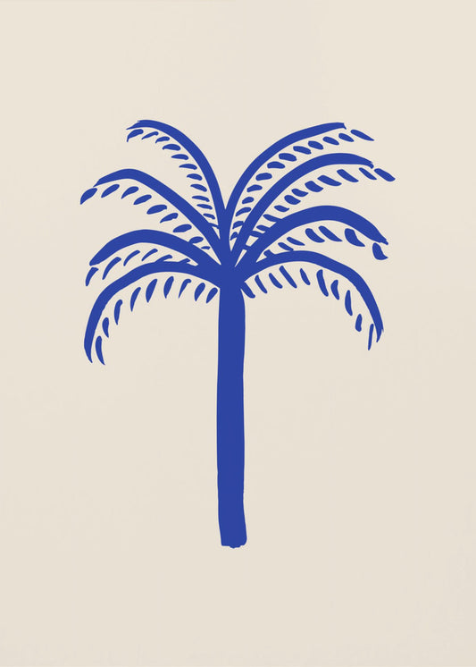 Blue Palm | Canvas