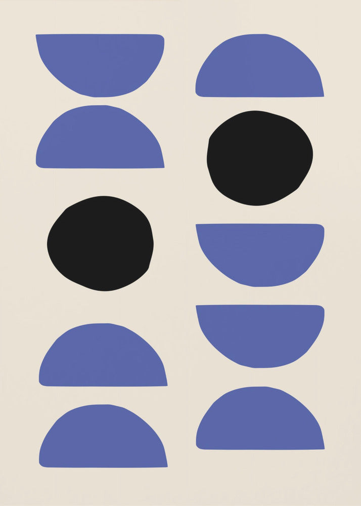Blue Shapes | Poster