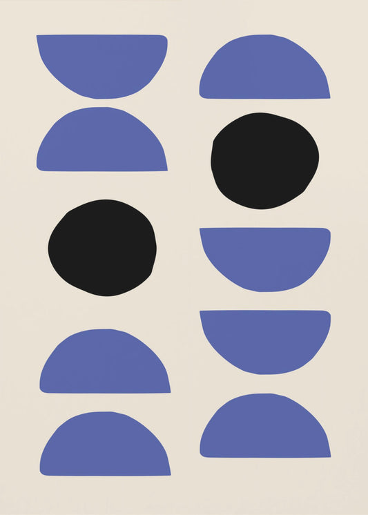 Blue Shapes | Canvas