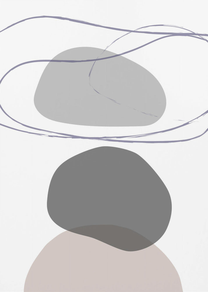 New Shapes Beige 04 | Canvas