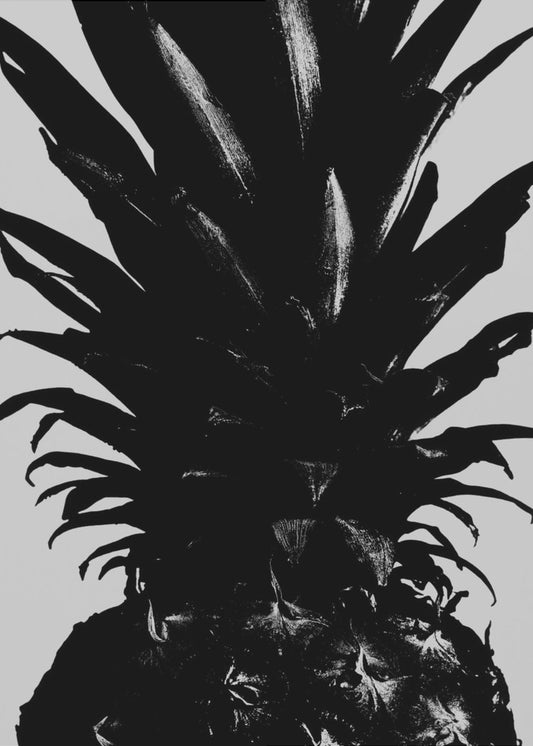Pineapple bw | Poster