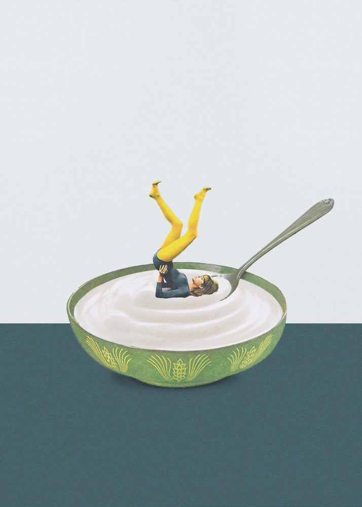 Yoga in my yogurt | Canvas
