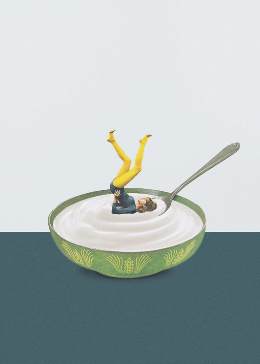 Yoga in my yogurt | Canvas