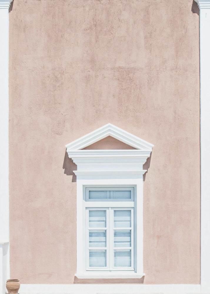 Pink wall and a pediment | Canvas