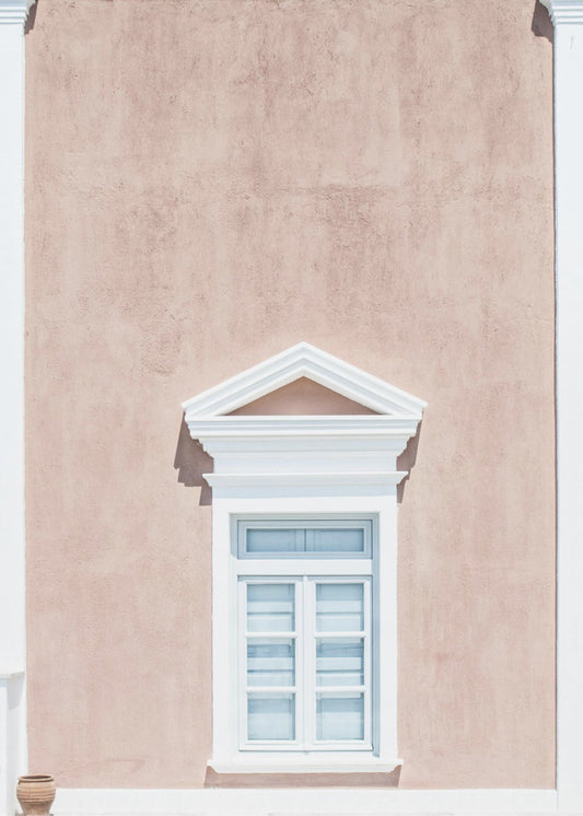 Pink wall and a pediment | Canvas