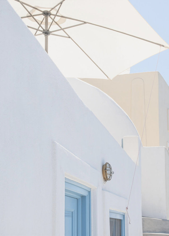 sunshade and blue doors | Poster