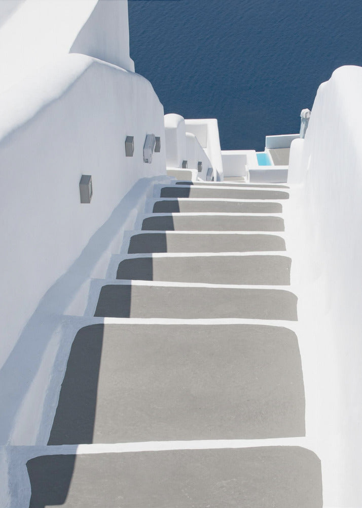 steps to pool and sea | Poster