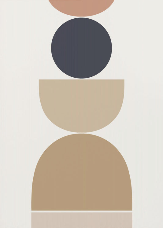 Abstract  Geometric Harmony | Canvas