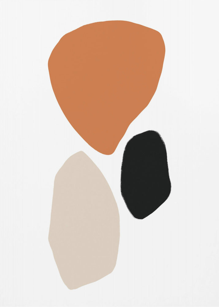 Organic Shapes in Earthy Tones | Canvas