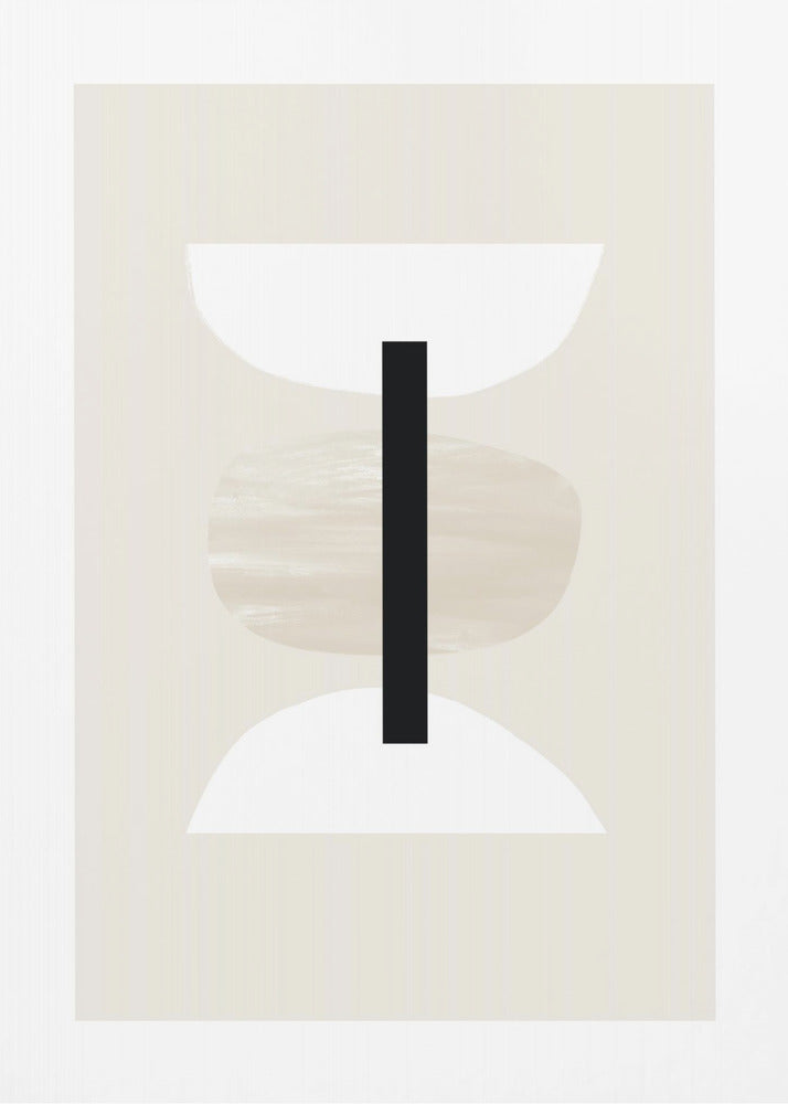 Geometric Shapes with Neutral Tones | Canvas