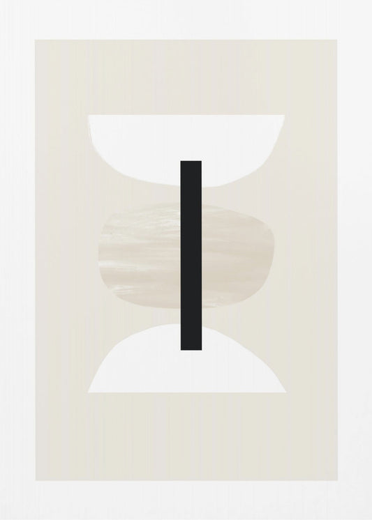 Geometric Shapes with Neutral Tones | Canvas