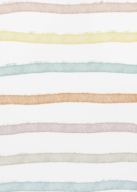 Pastel Horizon Lines | Canvas