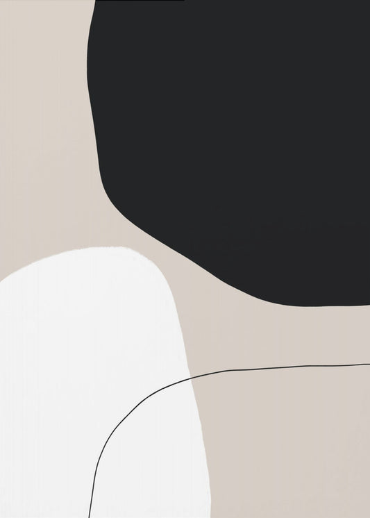 Monochrome Shapes | Canvas