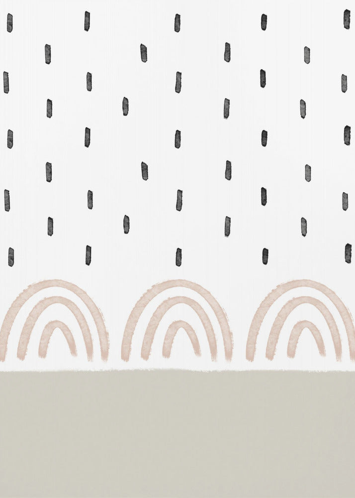 Muted Rainbows Sky | Canvas