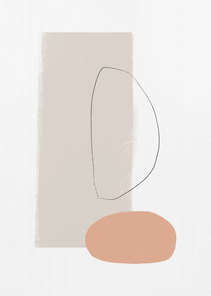 Simple Shapes and Soft Colors | Canvas