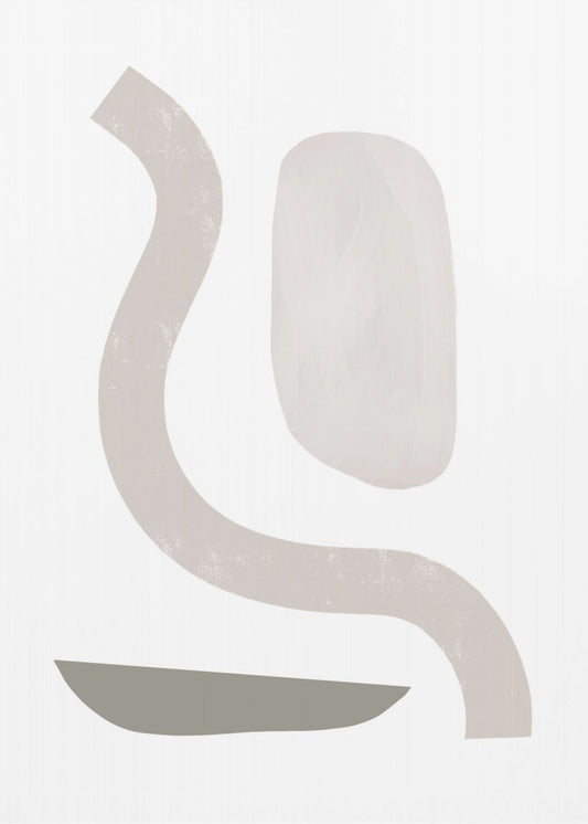 Muted Curves Geometry | Canvas