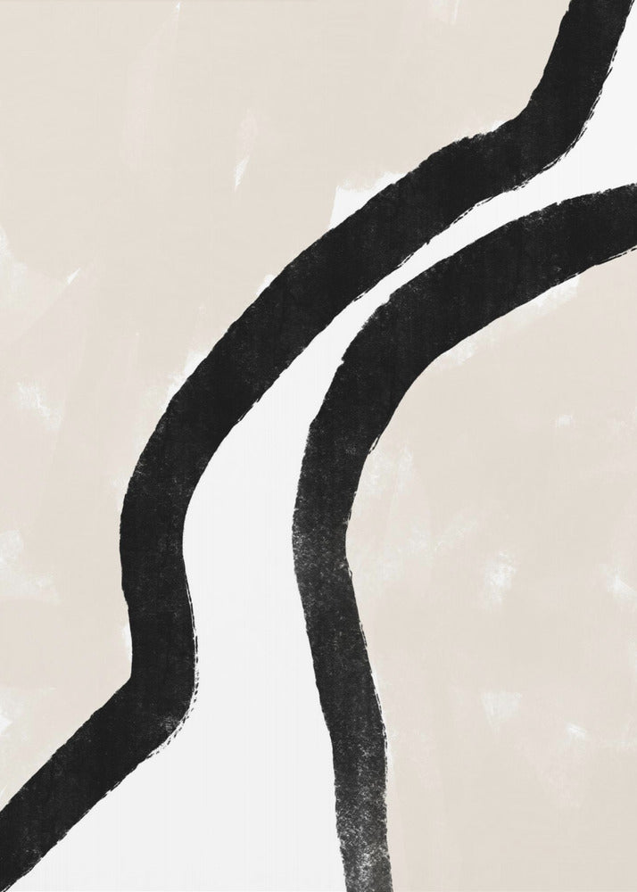 Bold Black Lines | Canvas