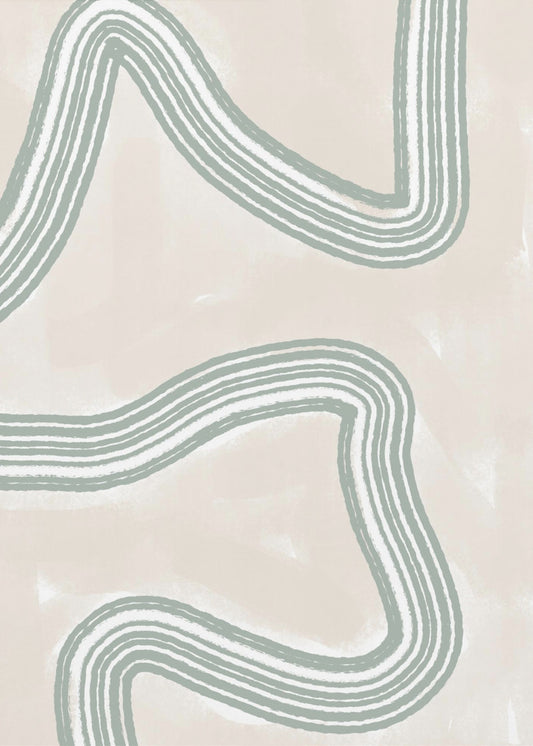 Curved Tranquility | Canvas