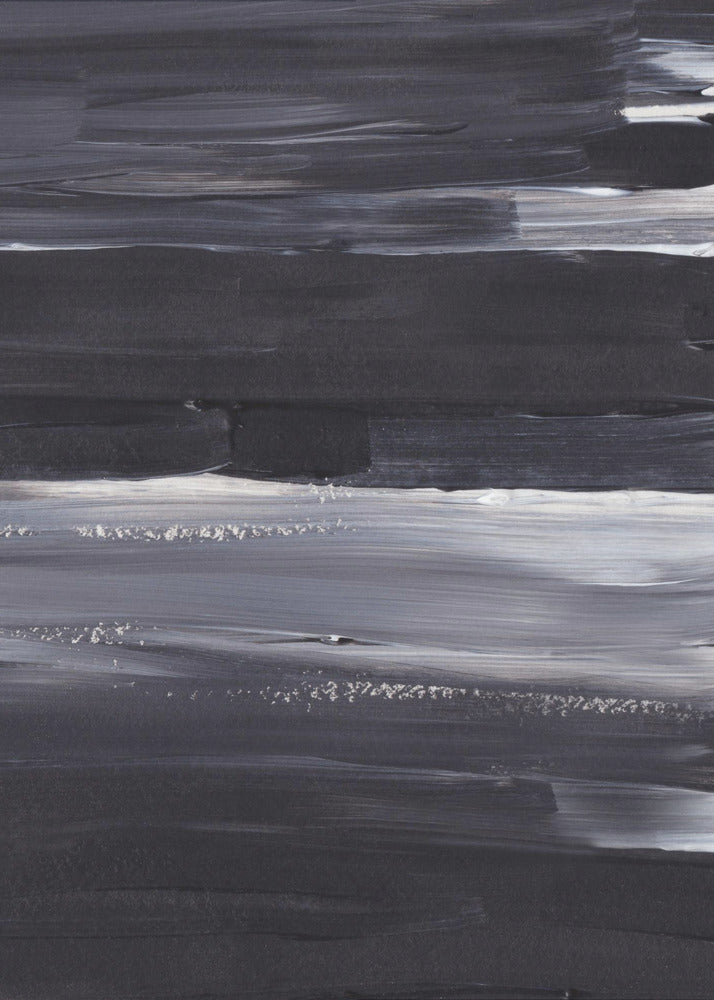 Expressive Monochrome Strokes | Canvas