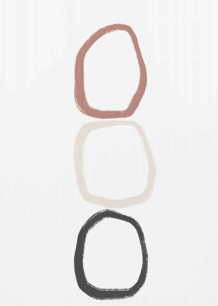 Trio of Circles | Canvas