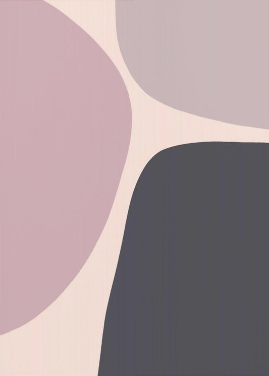 Muted Shapes Harmony | Canvas