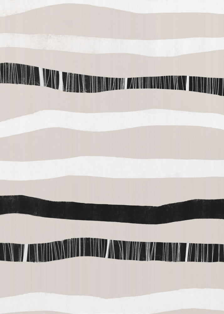 Monochrome Waves | Poster