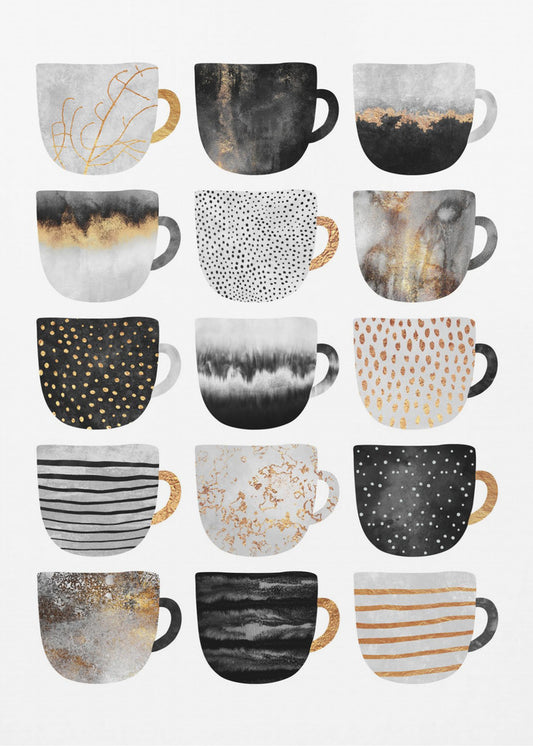 Pretty Coffee Cups | Canvas