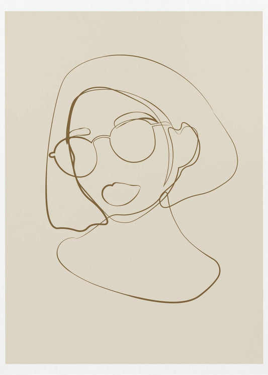 Female portrait | Poster