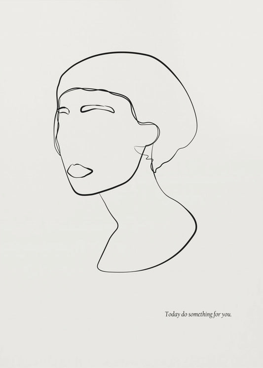 Abstract female portrait | Canvas