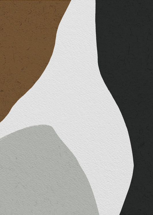 Organic Shapes and a Minimalistic Color Palette | Poster