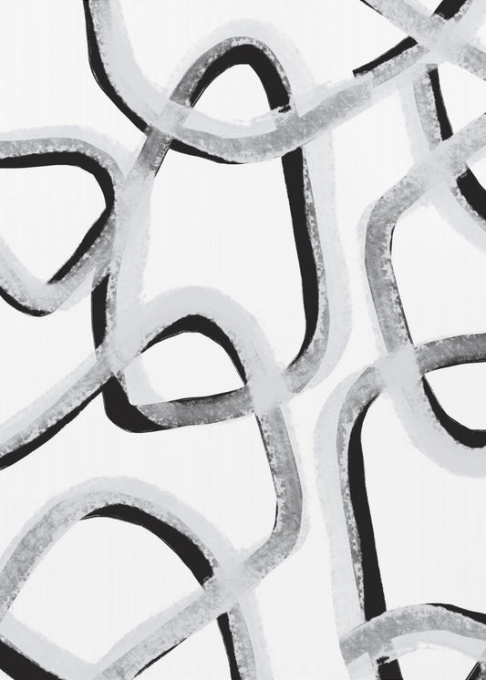 Chaotic Lines Dance | Canvas