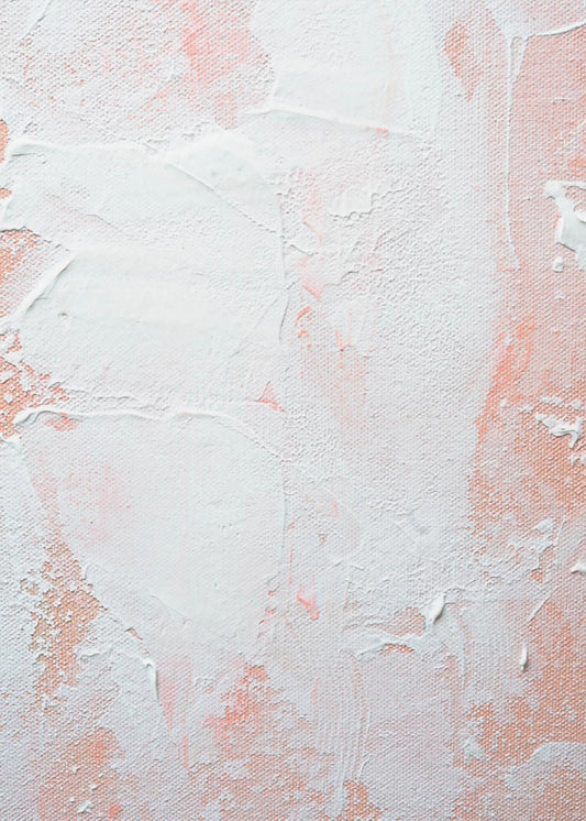 Minimalist Design With Peach And White Tones | Canvas